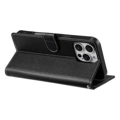 9eight5 flip phone case for iPhone 16e (6.1-inch) in three colors, showcasing a stylish protective cover with card slots.