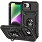 9eight5 iPhone 16e (6.1”) phone case in black, navy, or red, showing the sleek protective cover on the device.