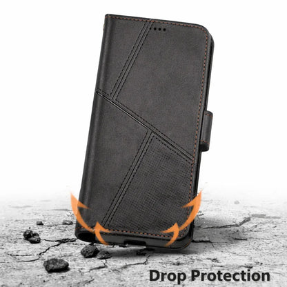 Samsung Galaxy S20 Flip Wallet Case Cowhide Dot Pattern.