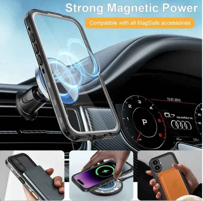 Redpepper Waterproof MagSafe Case for iPhone 17 | Shockproof Cover