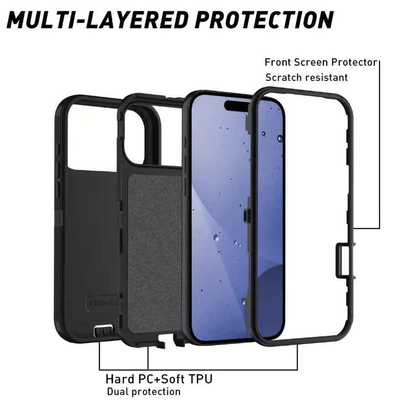 iPhone 17 Pro Triple Layer Armor Hard Case