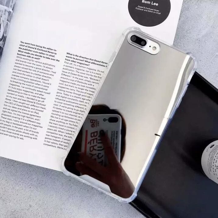 Silicone Case for iPhone 6 Plus/6s Plus (Silver Mirror) 9eight5