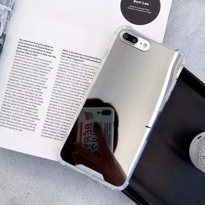 Silicone Case for iPhone 6 Plus/6s Plus (Silver Mirror) 9eight5