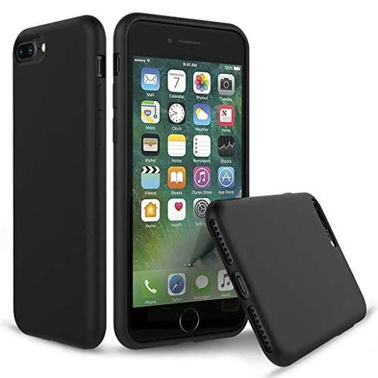 Silicone Case for iPhone 7 Plus / 8 Plus (Black) 9eight5