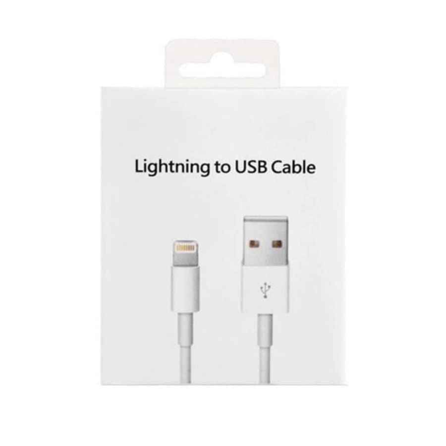 9eight5 iPhone charger cable (1m) with wall plug for NZ/AUS, durable electronics accessory for charging iPhone devices.