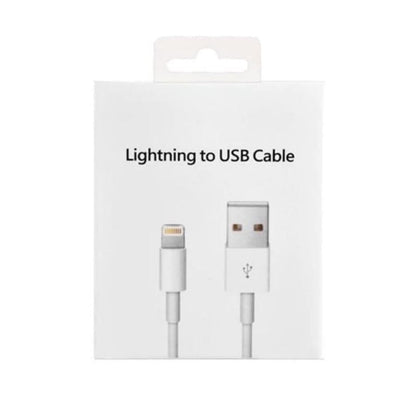 9eight5 iPhone charger cable (1m) with wall plug for NZ/AUS, durable electronics accessory for charging iPhone devices.