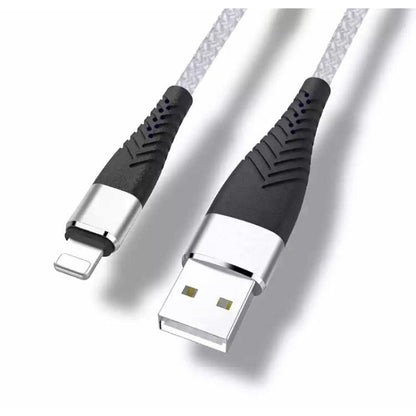 Charger Cable for iPhone/iPad - 2m (White & Black) 9eight5