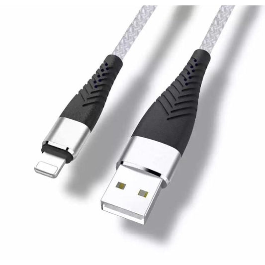 Charger Cable for iPhone/iPad - 2m (White & Black) 9eight5