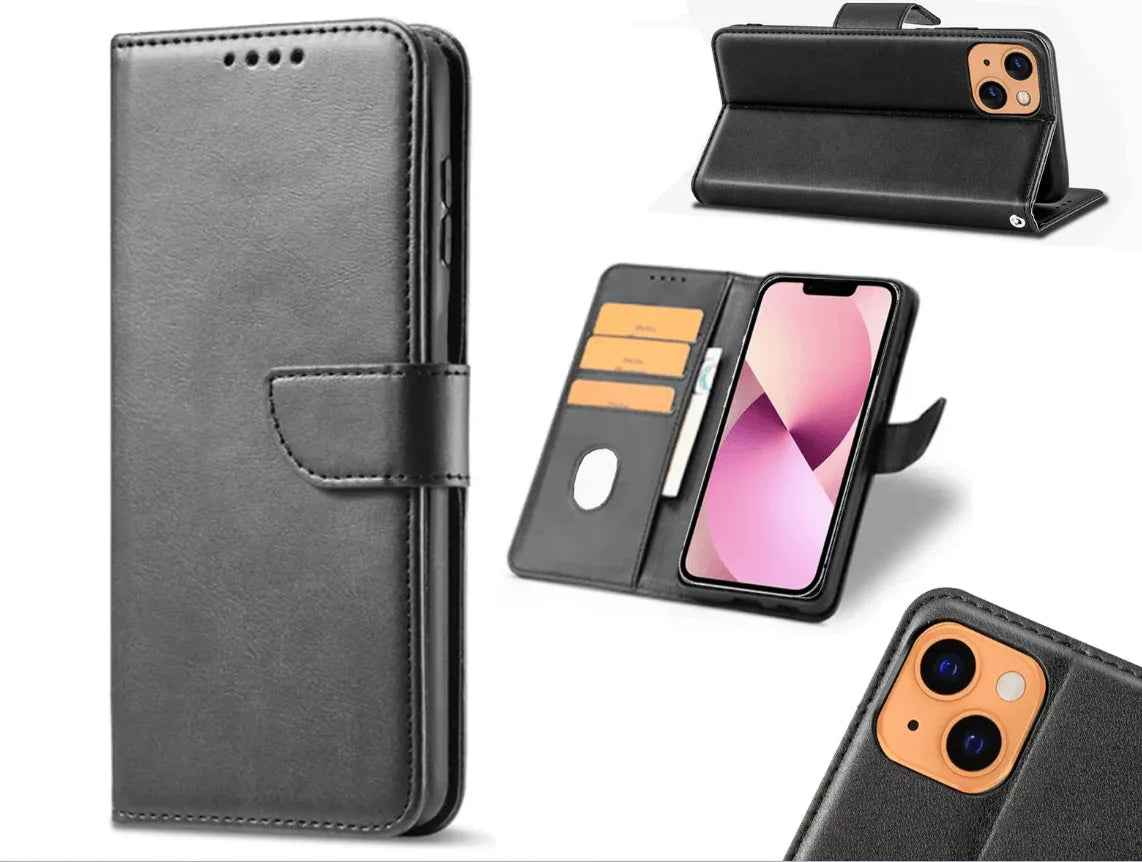 iPhone 11 Pro Wallet Case – Slim Leather Flip Cover with Card Holder