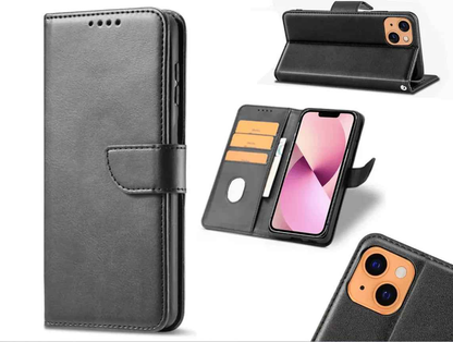 iPhone 11 Pro Wallet Case – Slim Leather Flip Cover with Card Holder