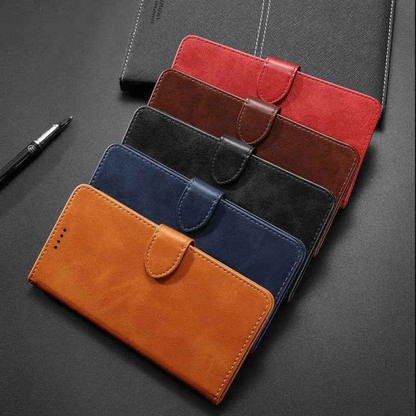 iPhone 16 Pro Wallet Case – Slim Leather Flip Cover with Card Holder