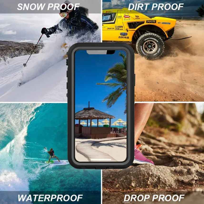 iPhone 12 Waterproof Case Redpepper Full Protective Shockproof Cover