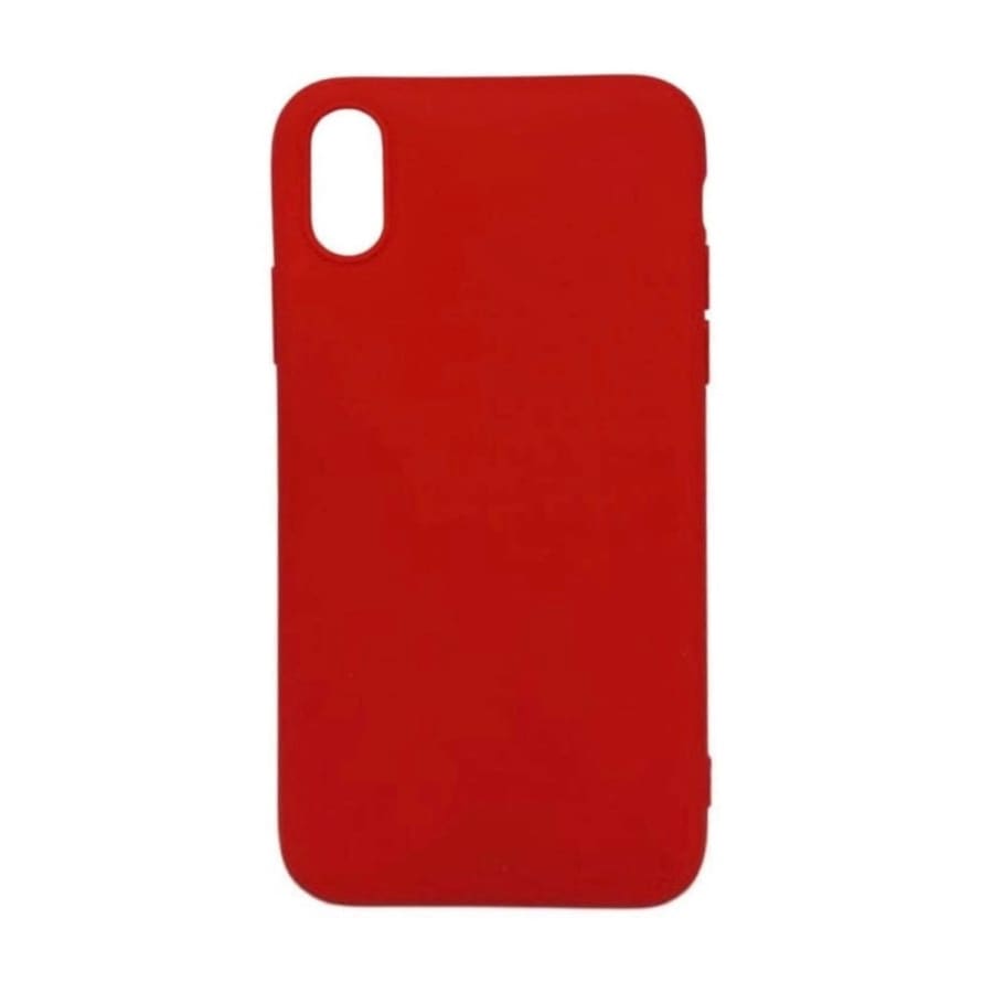 Silicone Case for iPhone X / XS (Red) 9eight5