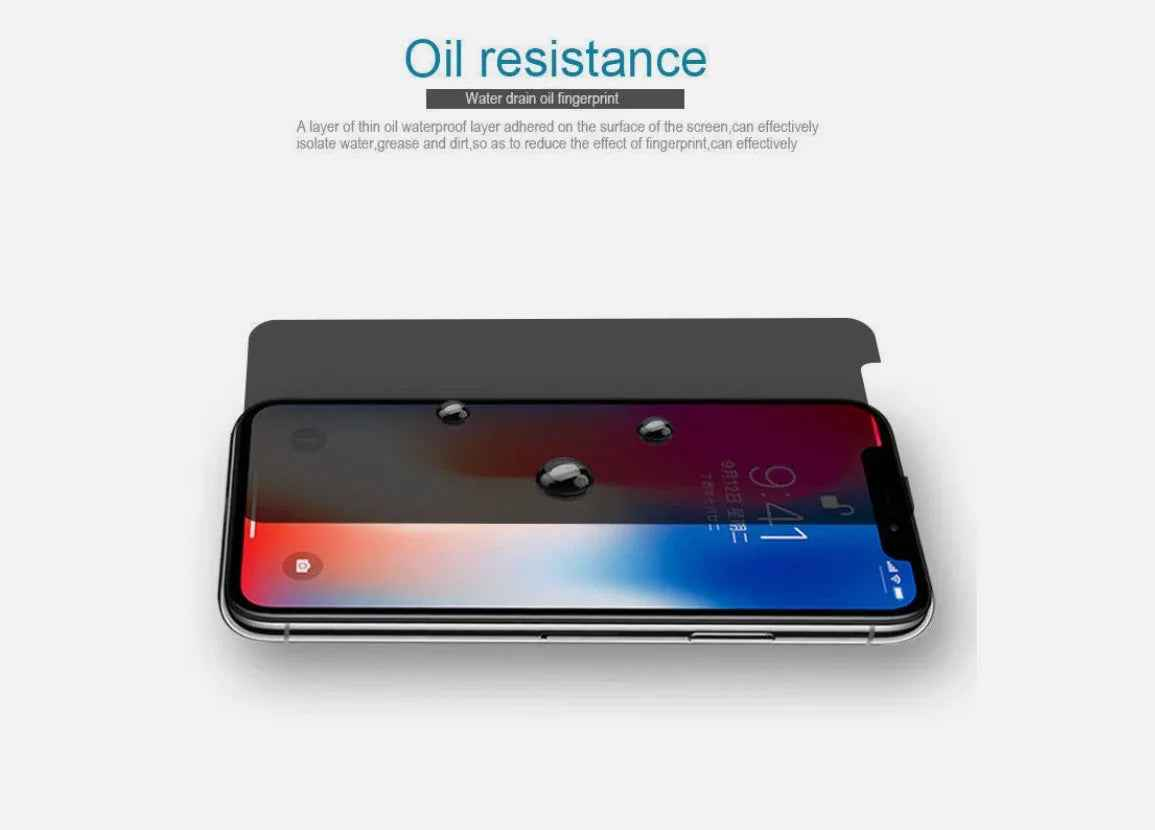 iPhone 11 Pro Privacy Tempered Glass Screen Protector – 9H Anti-Spy