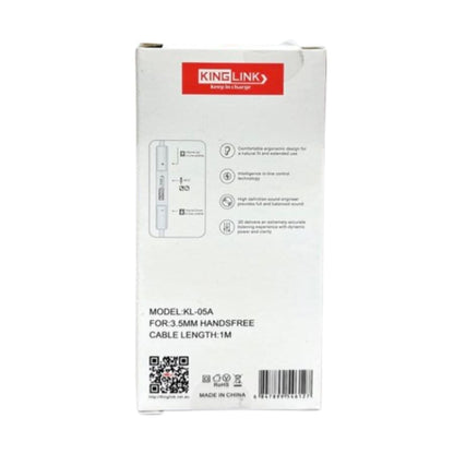 Kinglink Earphones (with 3.5mm cable) - KL05A 9eight5