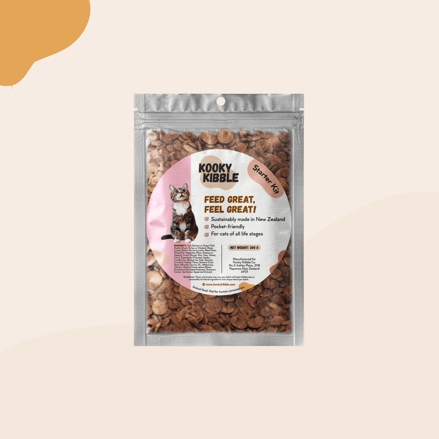 New Zealand Cat Food with Grains for All Life Stages (3/9 KG)