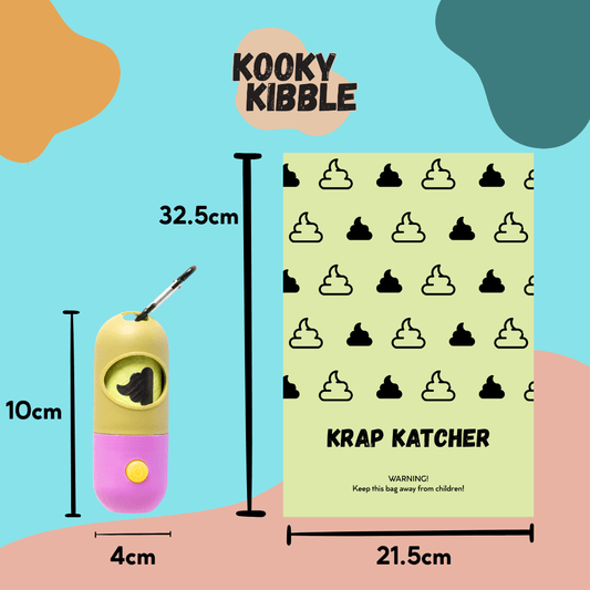 Kooky Krap Katcher – Biodegradable Dog & Cat Poop Bags