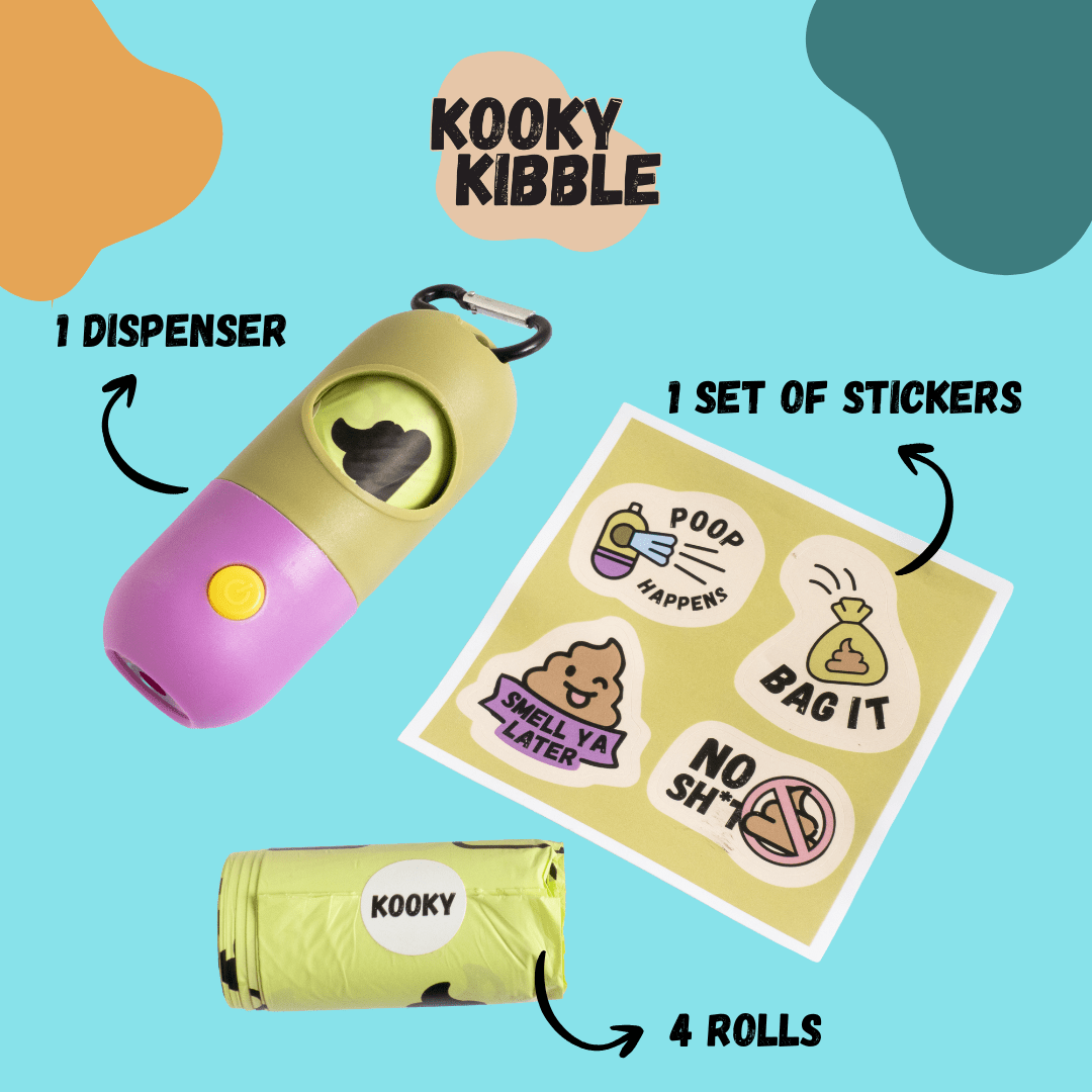 Kooky Krap Katcher – Biodegradable Dog & Cat Poop Bags