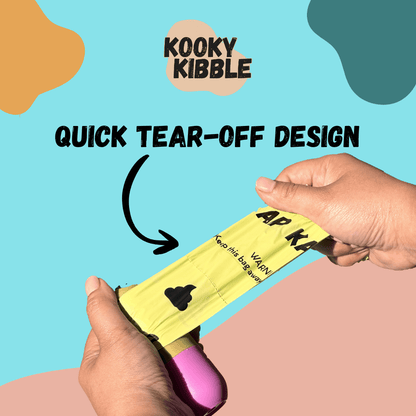 Kooky Krap Katcher – Biodegradable Dog & Cat Poop Bags