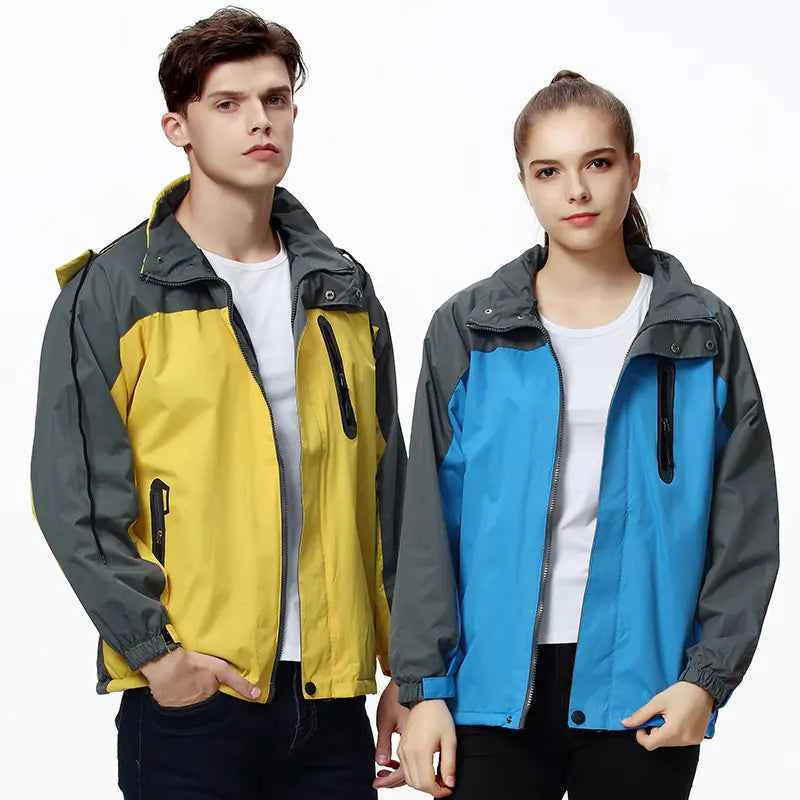 Couples' Climbing and Ski Jackets - Hooded Winter Mountain Jacket | Unisex Outdoor Coat