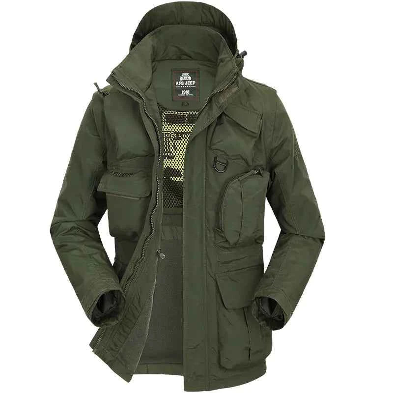 Men's Tactical Jacket with Removable Sleeves (Fall/Winter)