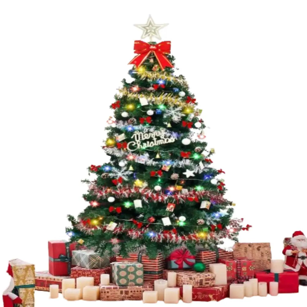 Large Christmas Tree (1.5/1.8/2.1M) with 4M 30-LED Colourful Lights Habicare