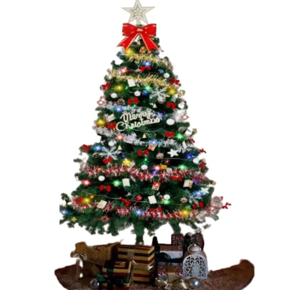 Large Christmas Tree (1.5/1.8/2.1M) with 4M 30-LED Colourful Lights Habicare