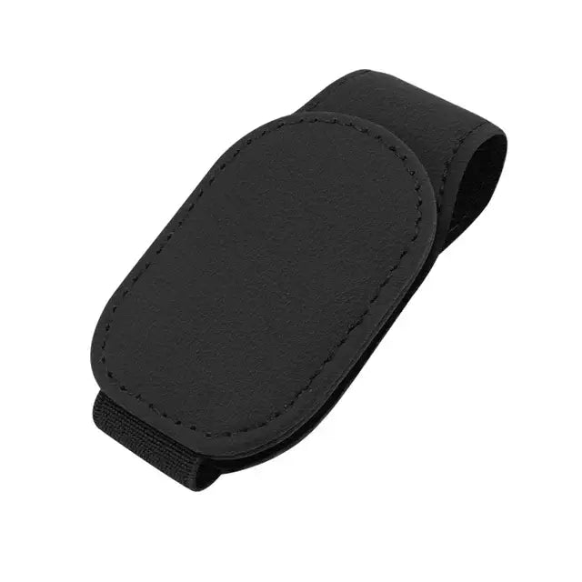 Leather Car Sunglasses & Card Holder Clip Habicare