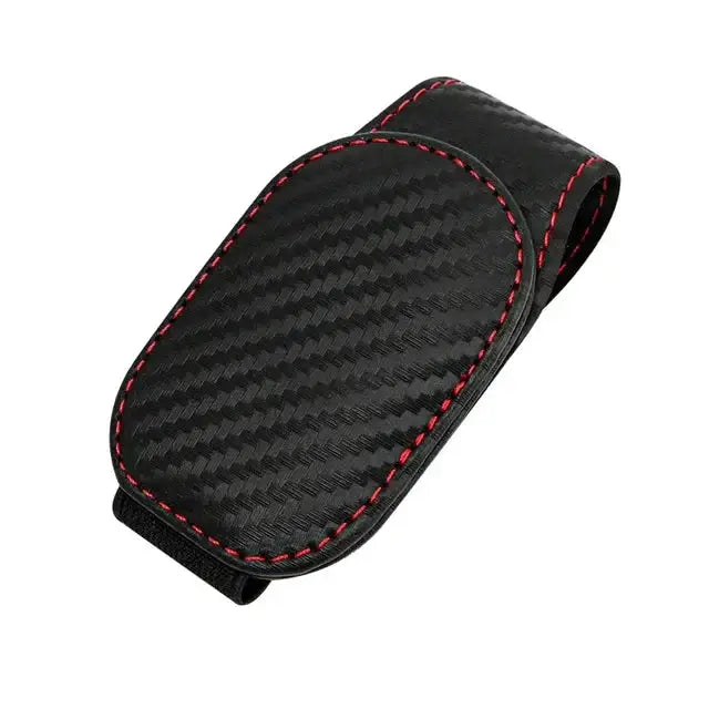 Leather Car Sunglasses & Card Holder Clip Habicare