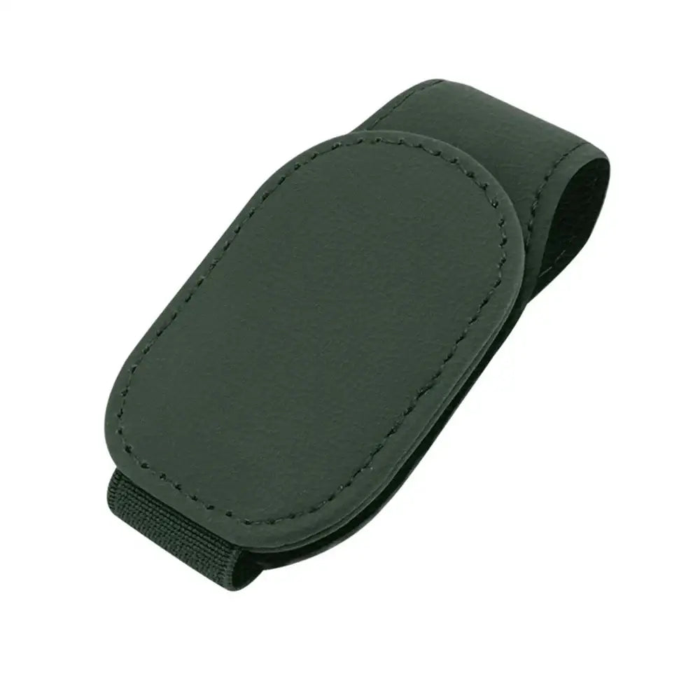 Leather Car Sunglasses & Card Holder Clip Habicare
