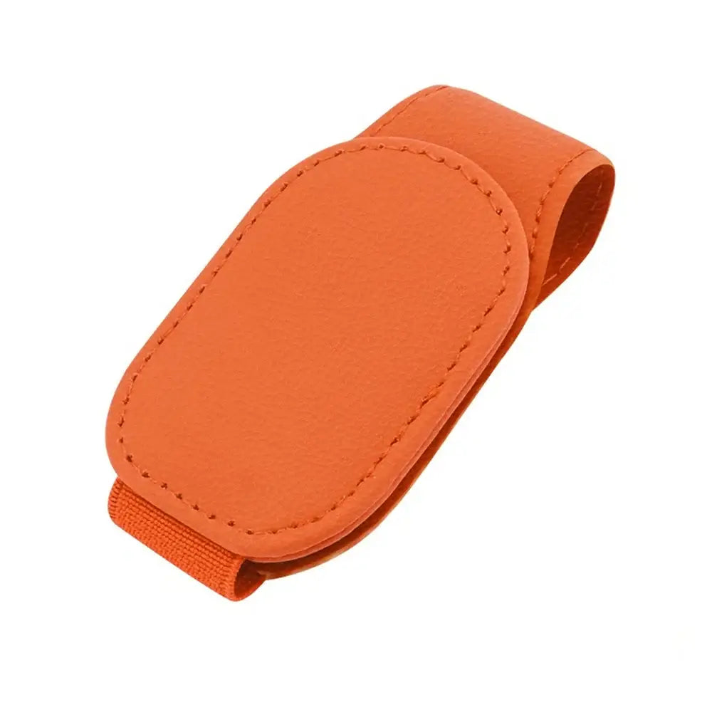 Leather Car Sunglasses & Card Holder Clip Habicare