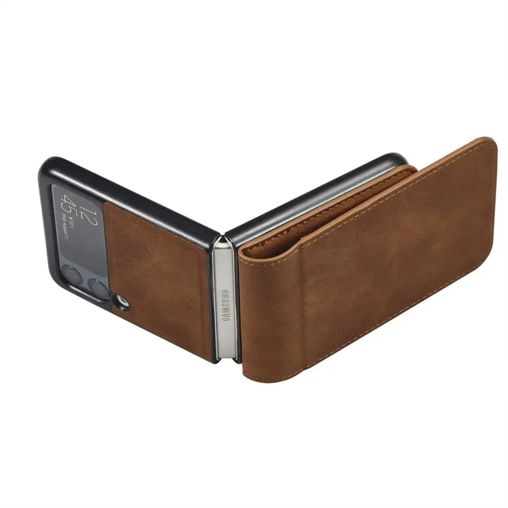 Leather Cover for the Samsung Galaxy Z Flip7 FE & Flip7 (available in 4 colours) Habicare