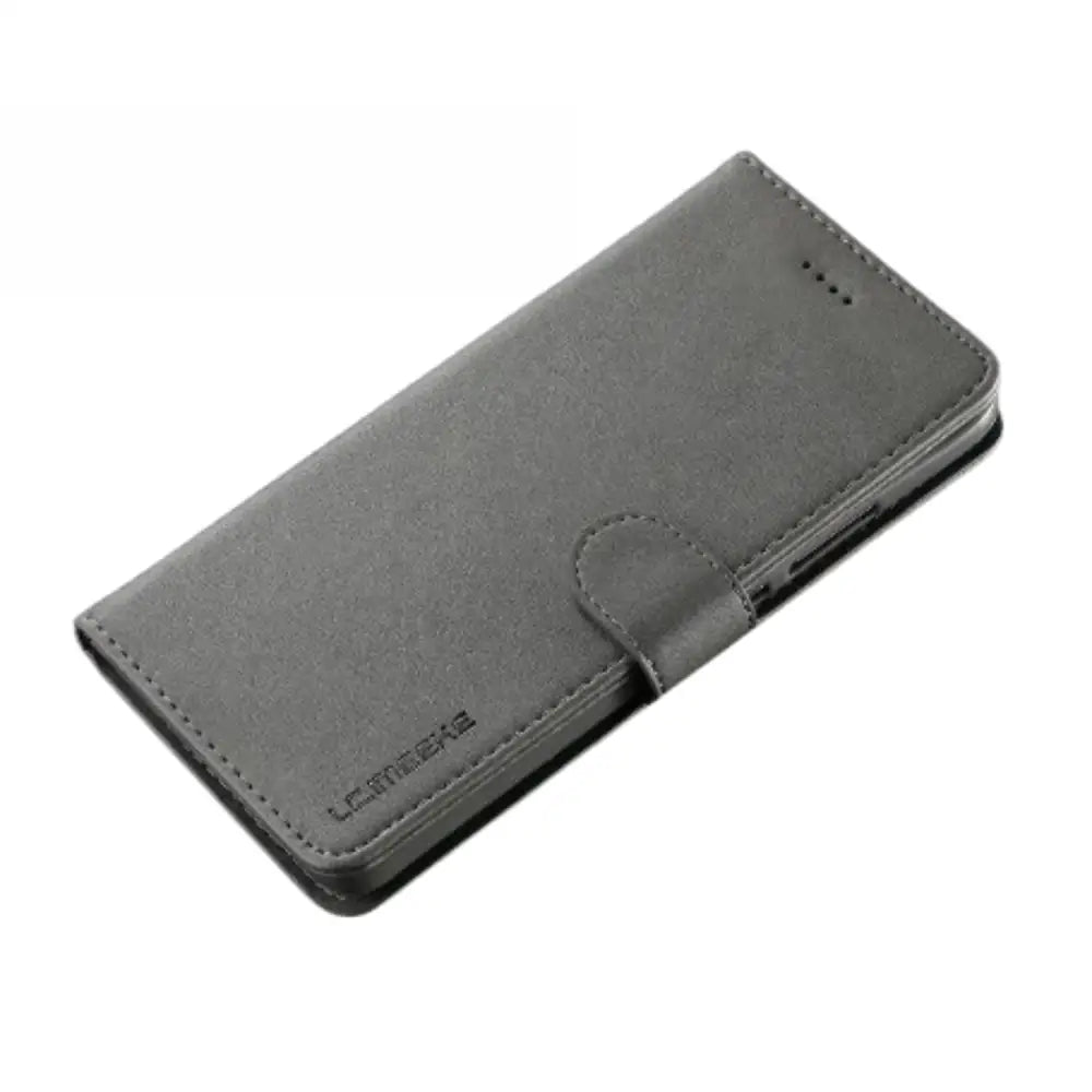 Leather Wallet Flip Case for Samsung Galaxy Series (Black) Habicare