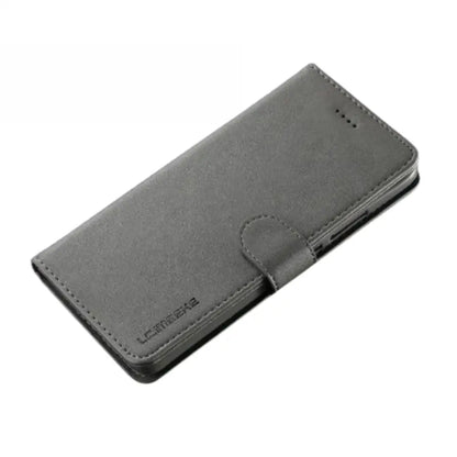 Leather Wallet Flip Case for Samsung Galaxy Series (Black) Habicare