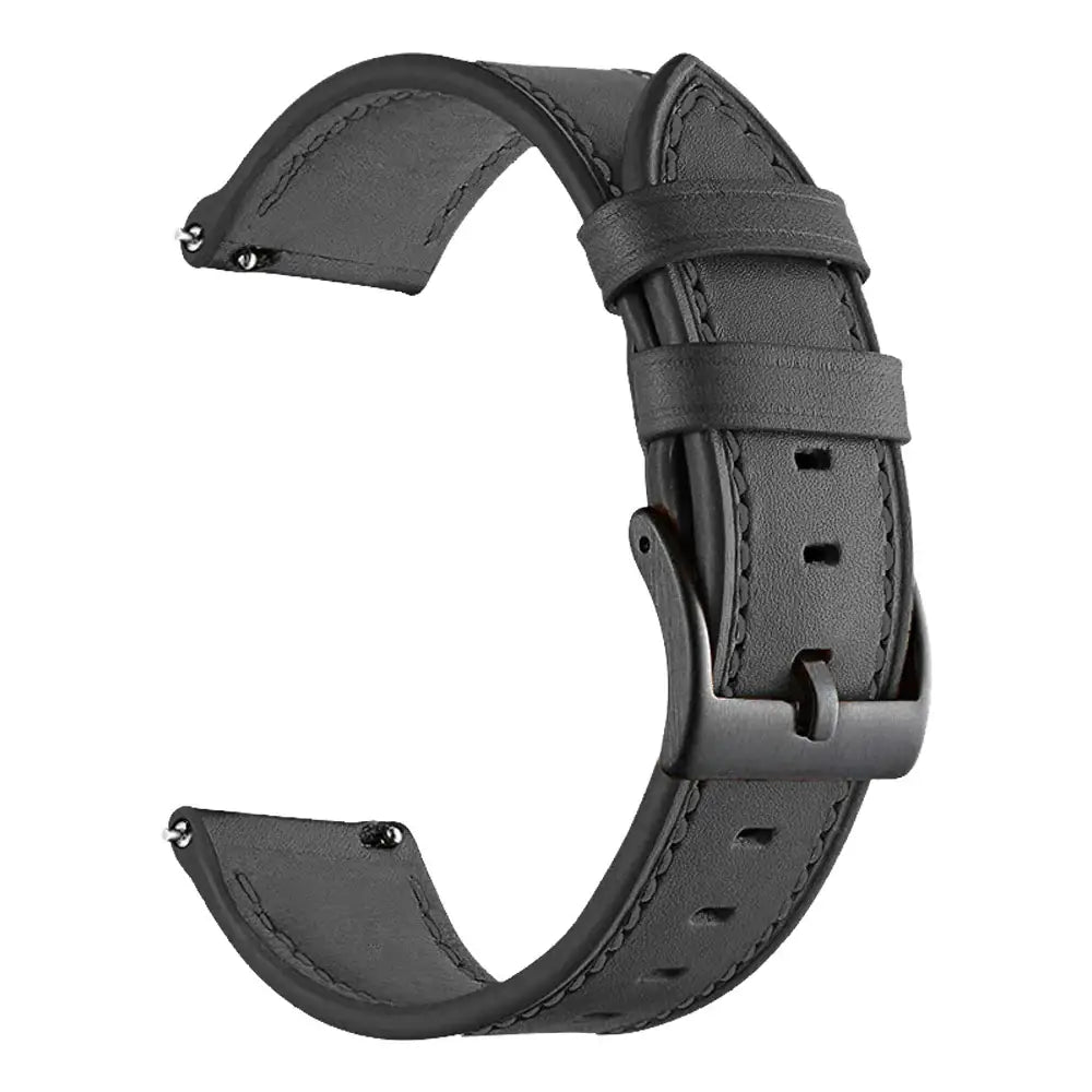 Leather Watch Strap for the Garmin Forerunner 245 (available in 12 colours) Habicare