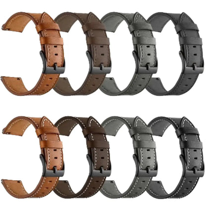 Leather Watch Strap for the Garmin Forerunner 245 (available in 12 colours) Habicare