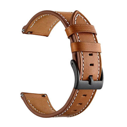 Leather Watch Strap for the Garmin Forerunner 245 (available in 12 colours) Habicare