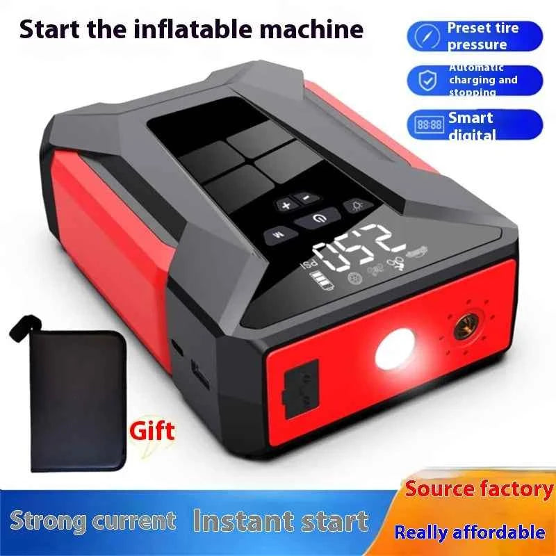 3-in-1 Car Jump Starter Power Bank with Air Compressor