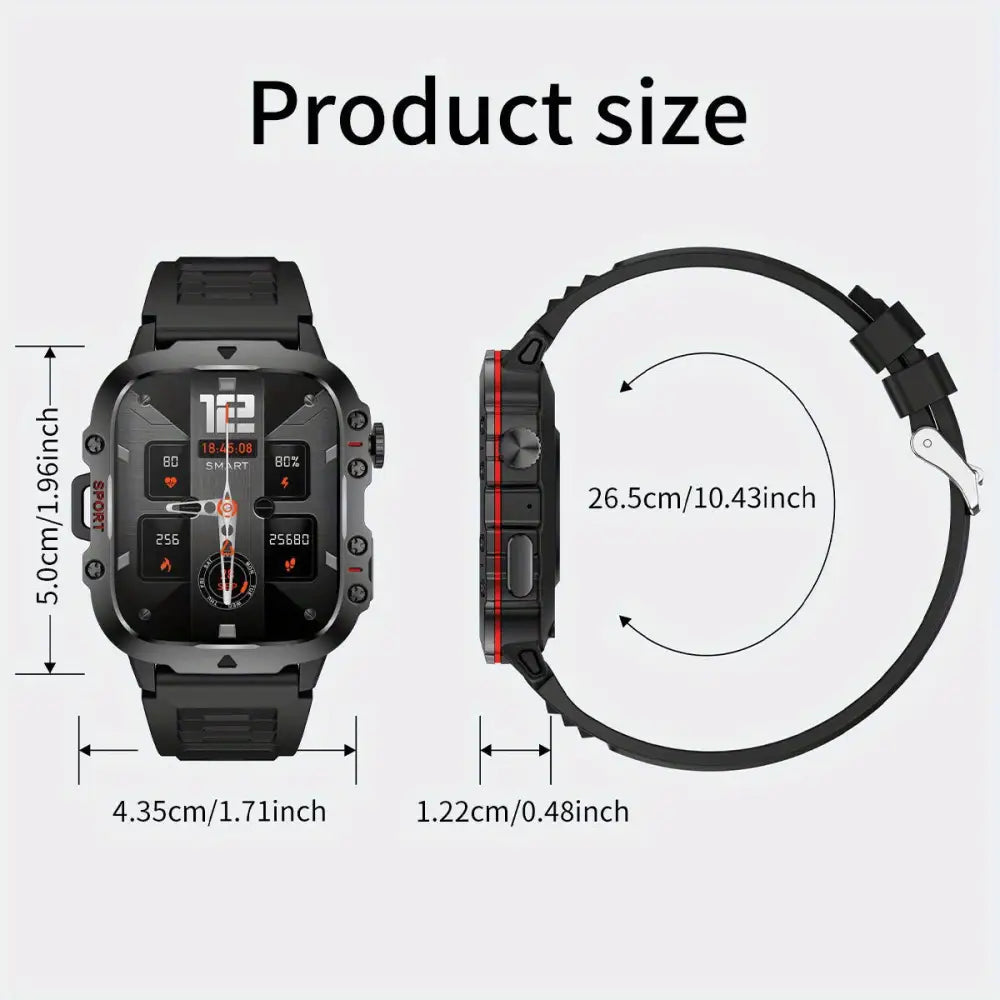LIGE Casual Smart Watch – Voice Assistant (2 colours available) Habicare