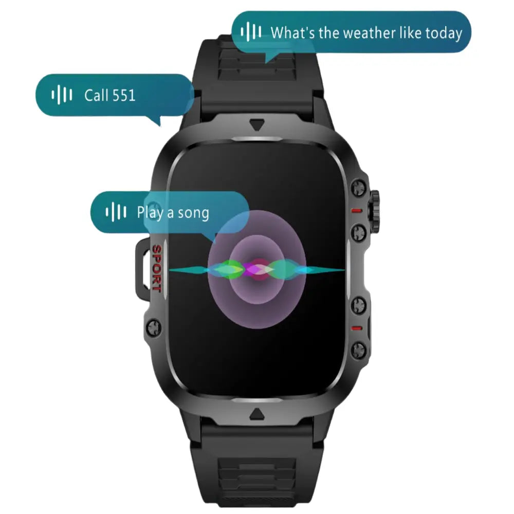 LIGE Casual Smart Watch – Voice Assistant (2 colours available) Habicare