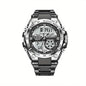 LIGE Men's Digital Sports Watch – LED Display, Quartz Movement, Stopwatch (4 designs available) Habicare
