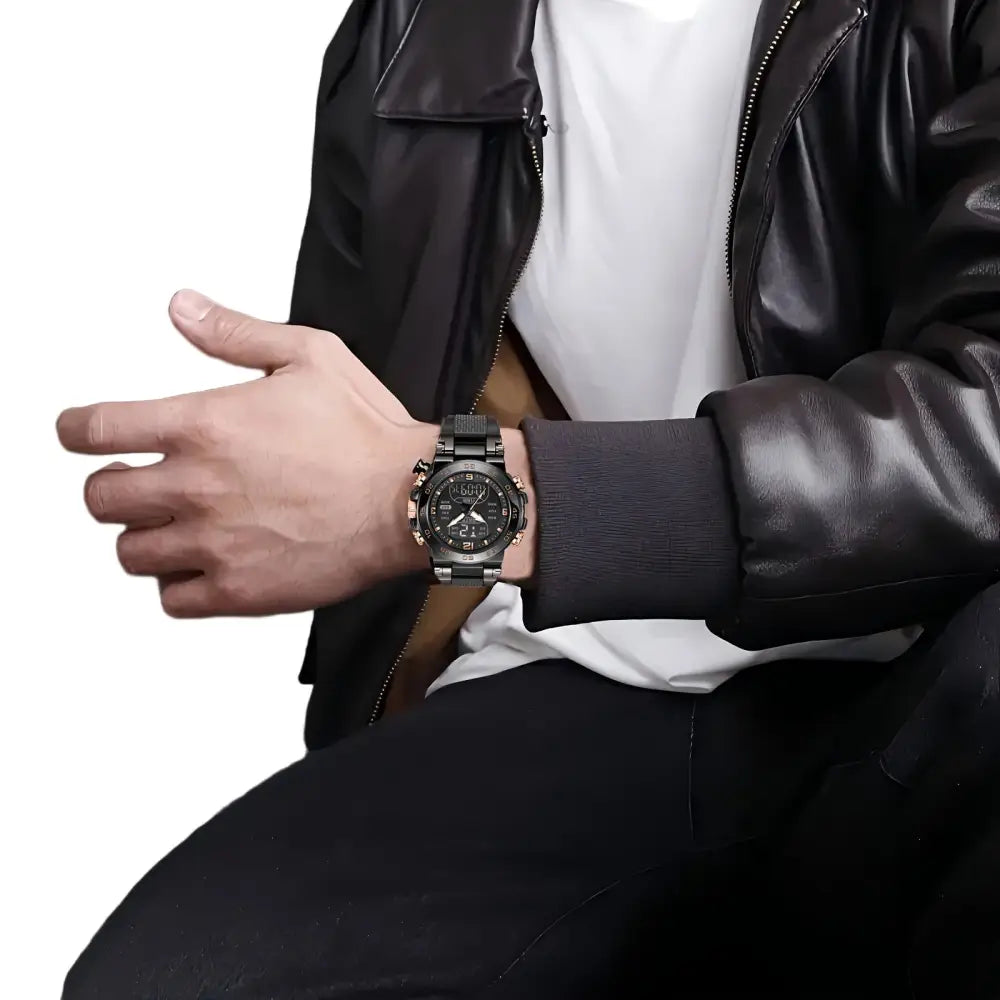 LIGE Men's Quartz Watch (6 designs available) Habicare