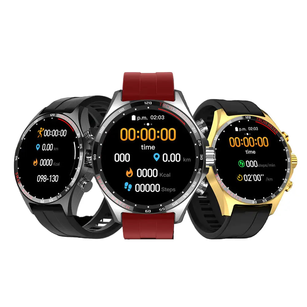 LIGE Men's Smart Watch – Touch Screen with Wireless Calls & Fitness Tracking (6 designs available) Habicare