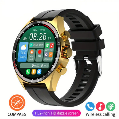 LIGE Men's Smart Watch – Touch Screen with Wireless Calls & Fitness Tracking (6 designs available) Habicare