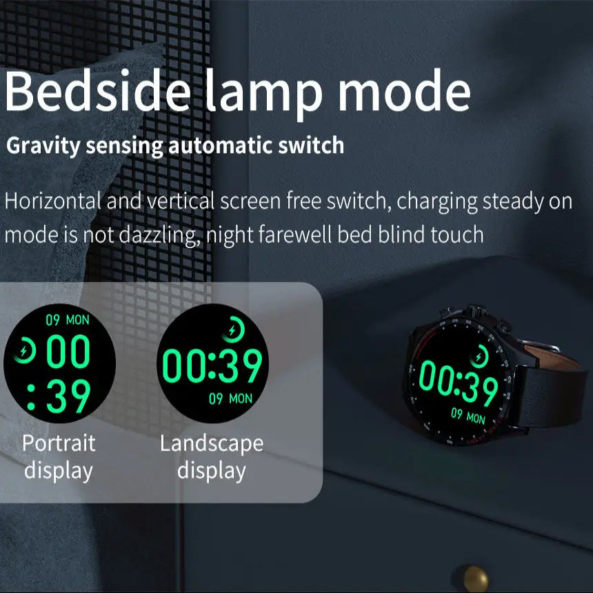LIGE Men's Smart Watch – Touch Screen with Wireless Calls & Fitness Tracking (6 designs available) Habicare