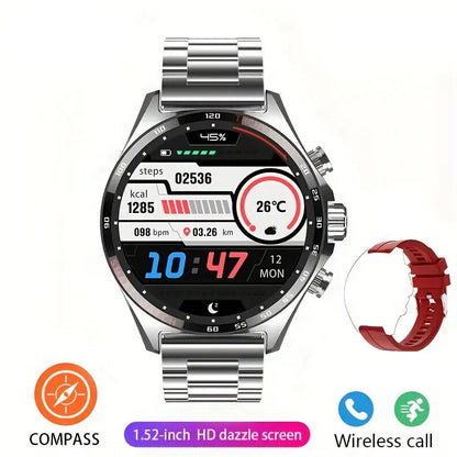 LIGE Men's Smart Watch – Touch Screen with Wireless Calls & Fitness Tracking (6 designs available) Habicare