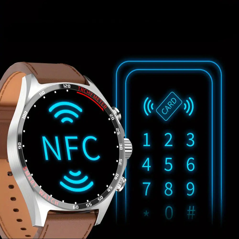 LIGE Men's Smart Watch – Touch Screen with Wireless Calls & Fitness Tracking (6 designs available) Habicare