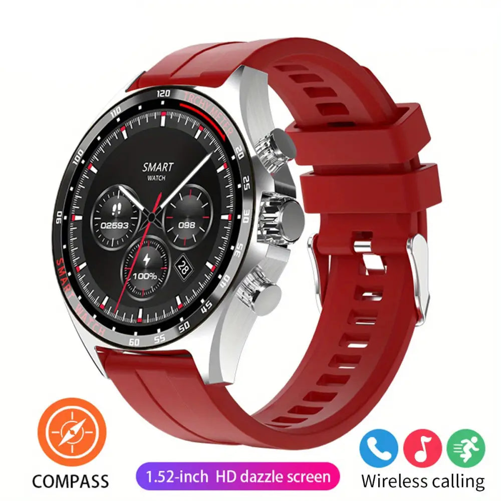 LIGE Men's Smart Watch – Touch Screen with Wireless Calls & Fitness Tracking (6 designs available) Habicare