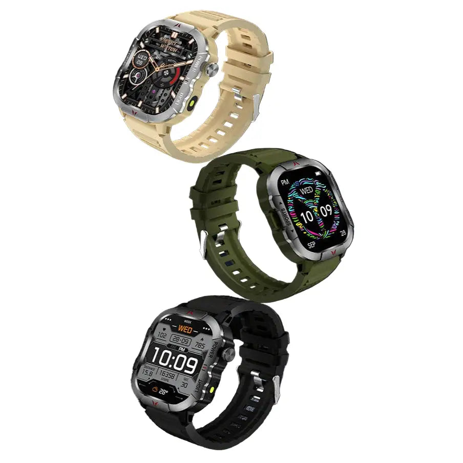 LIGE Men's Smartwatch – 2.01" Large Screen with Flashlight, Weather Alerts Habicare