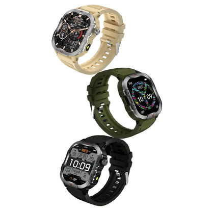 LIGE Men's Smartwatch – 2.01" Large Screen with Flashlight, Weather Alerts Habicare